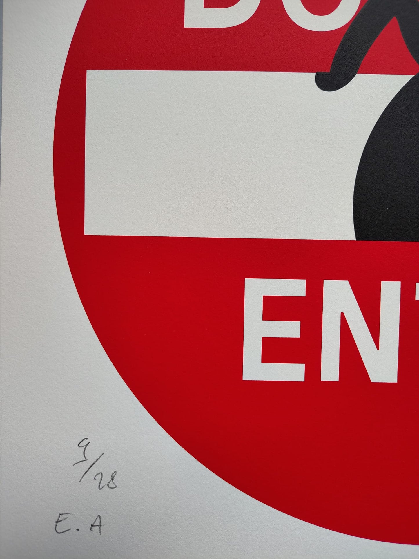 Do not enter - Litografia