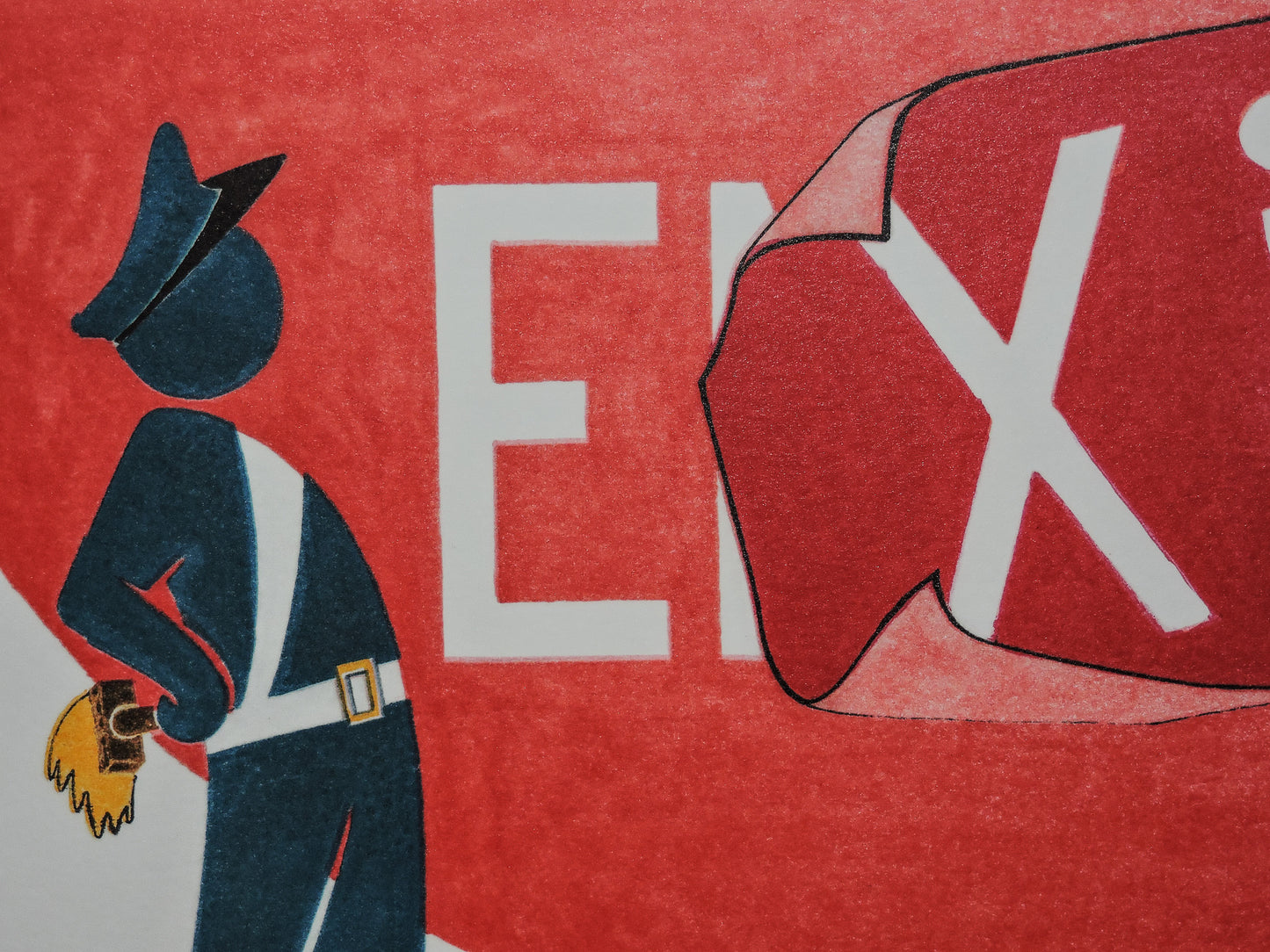 Do Not Exit - Litografia