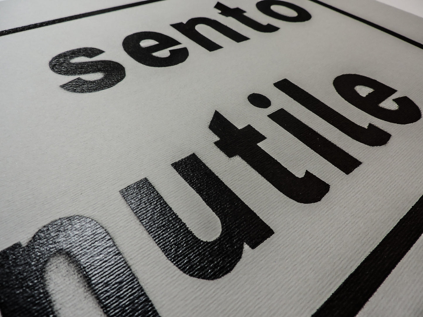 Mi sento inutile - Stencil