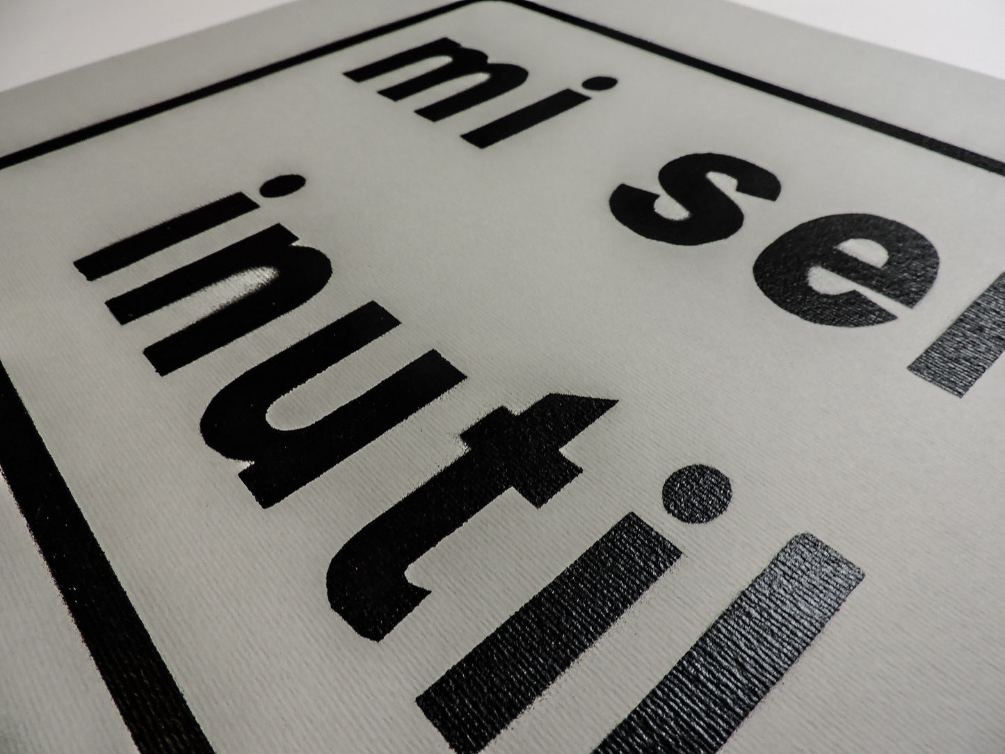 Mi sento inutile - Stencil