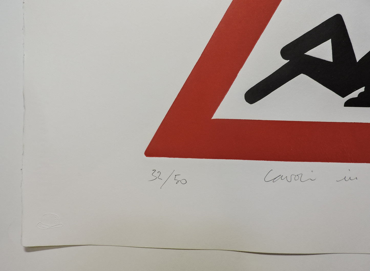 Lavori in corso - Incisione calcografica