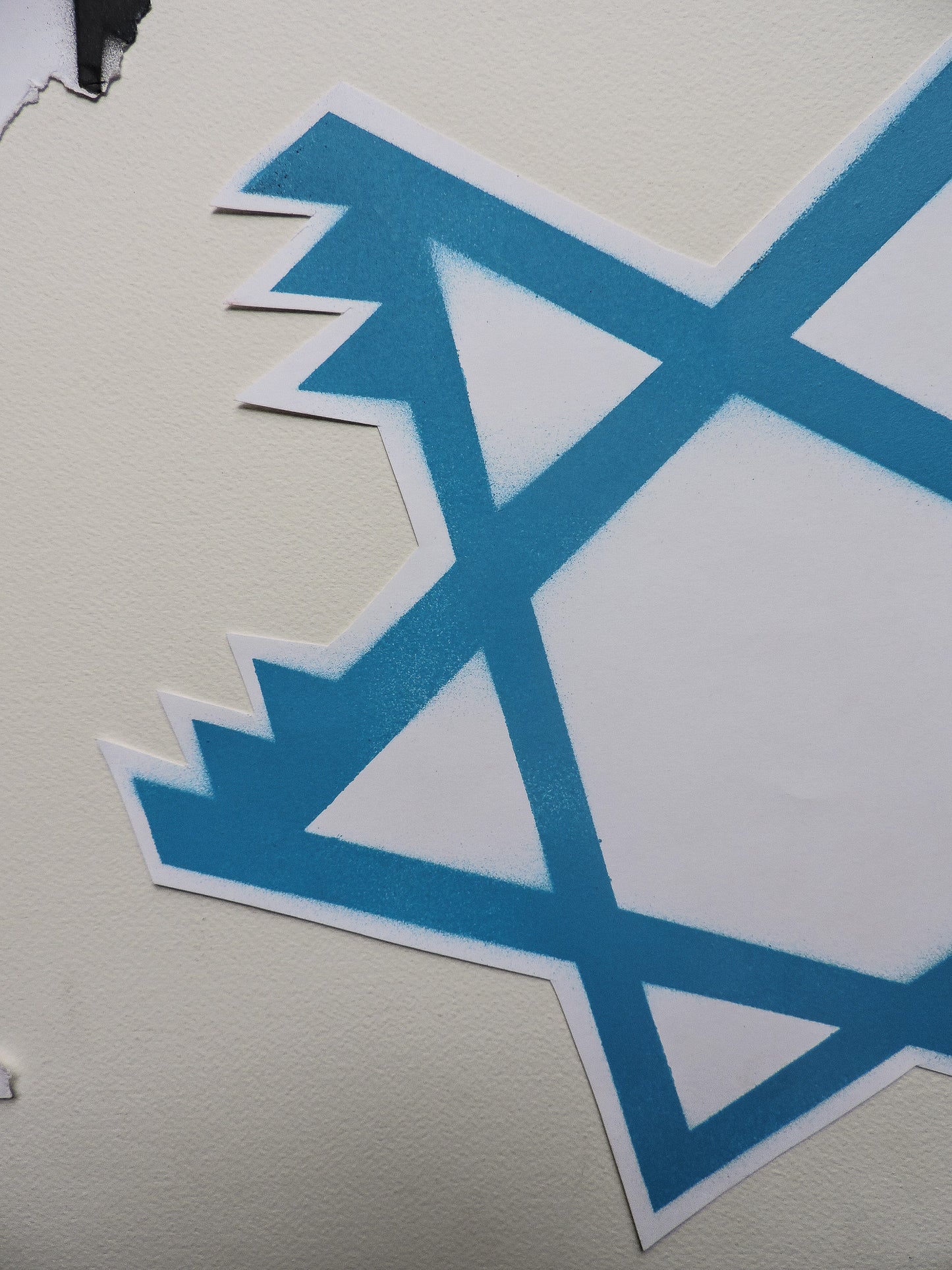 Free Palestine - Stencil collage