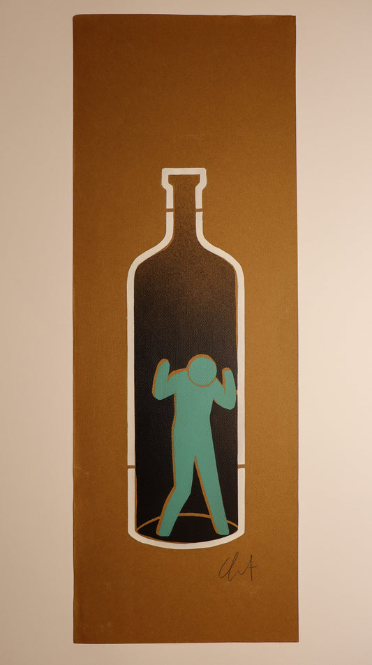 Bottiglia - Stencil